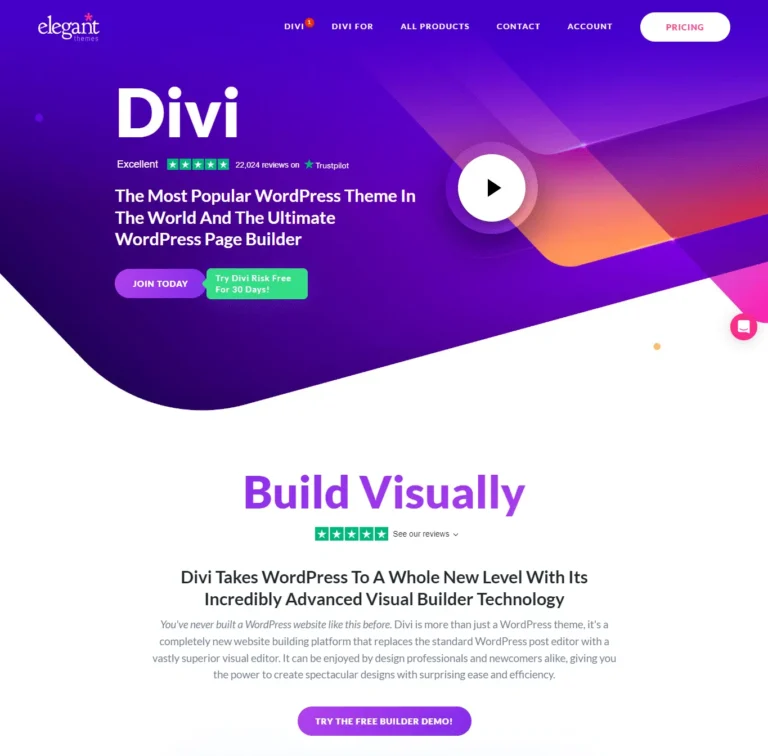 Divi Elegant Themes Original License Lifetime Update Unlimited Sites